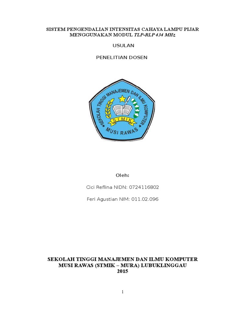 contoh Proposal Skripsi SK