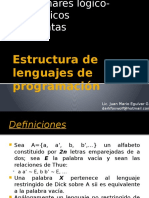 Estructura de Lenguajes de Programación