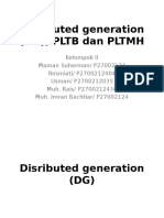 Disributed Generation (DG), PLTB Dan PLTMH