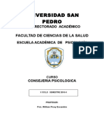 Modulo de Consejeria Psicologica