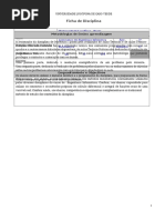 Programa Matemática I Engenharia Informática