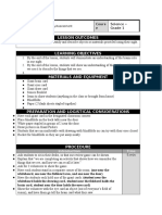 Lesson Outcomes: Lesson Title/Focu S Cours e Science - Grade 1