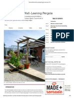 How To Build A Wall-Leaning Pergola - How-Tos - DIY