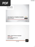 Introdução Trabalho Científico
