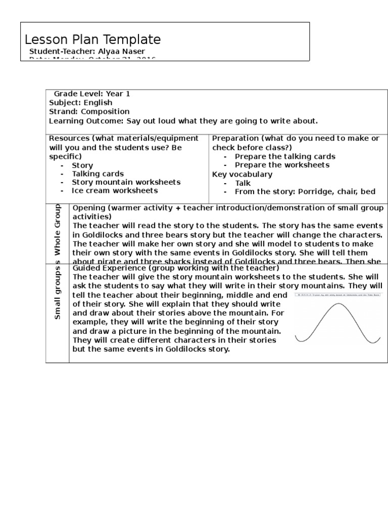 Year 1 English Storytelling Lesson Plan | PDF | Language Arts & Discipline