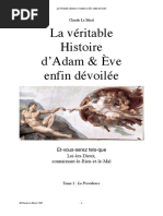 Le Moal Claude - La Véritable Histoire D'adam & Ève Enfin Dévoilée