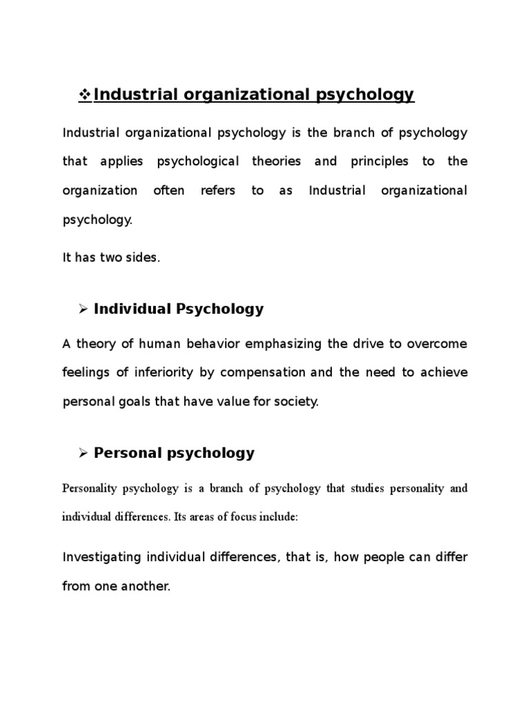 Organizational psychology thesis topics picture
