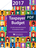 2017 Taxpayers Budget by Idaho Freedom Foundation