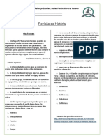 Revisão de História - Persas, Gregos, Fenicios, Romanos, Hebreus