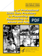 the role of professional child care providers in preventing and responding to child abuse and neglect