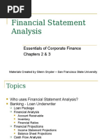 1 Financial Statement Analysis
