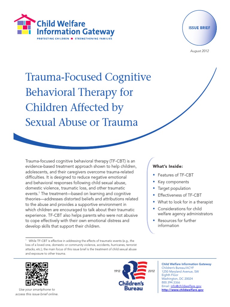 Trauma-Focused CBT For Children Affected by Sexual Abuse or Trauma ...