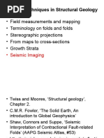 II - Techniques in Structural Geology-Seismic