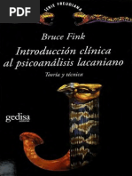 Introducción clínica al psicoanalisis lacaniano [Bruce Fink]