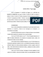 Agenda Digital Argentina Decreto 512-2009