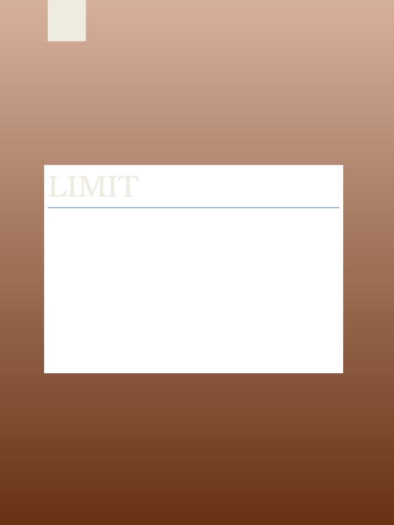 Modul Limit (Proyek) | PDF | Sains & Matematika | Komputer