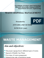 Waste Disposal Management: Presented by
