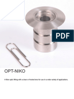 Opt-Niko: A Fibre Optic Fitting With A Clear or Frosted Lens For Use in A Wide Variety of Applications
