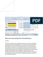 Resource Smoothing Tim Pemeliharaan