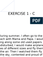 Exercise 1 - C