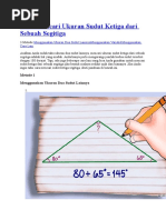 Download Cara Mencari Ukuran Sudut Ketiga Dari Sebuah Segitiga by salim SN333796441 doc pdf