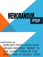 Memorandum