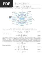 Potential Flow Around A Cylinder: An Internet Book On Fluid Dynamics