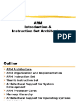 ARM Introduction & Instruction Set Architecture
