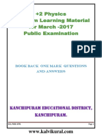Kanchipuram Educational District, Kanchipuram.: Book Back One Mark Questions and Answers