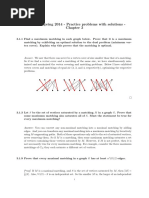 Math 68 - Spring 2014 - Practice Problems With Solutions