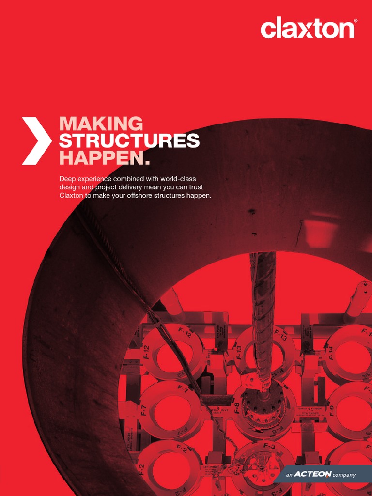 Claxton Structures Brochure | PDF | Drilling Rig | Subsea (Technology)
