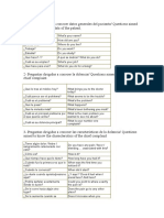 Preguntas Dirigidas A Conocer Datos Generales Del Paciente