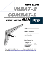 Combat Hang Glider Owner's Manual