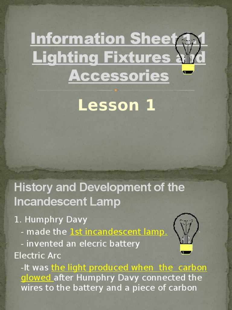 Incandescent Bulb, History, Parts, and Filament PDF Incandescent