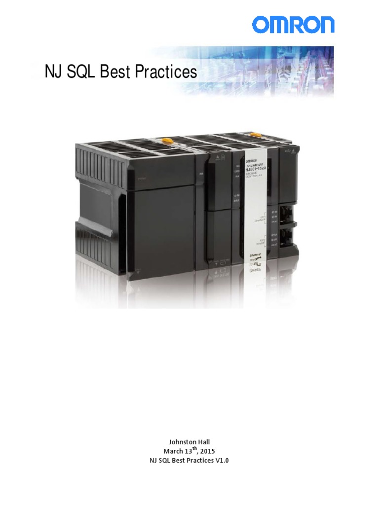 NJ SQL Best Practices V1 0 QuickStartGuide en 201504 P77I-E-01 | PDF ...