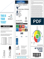 This Is Your Ticket: To Be Inserted Into Ticket Scanner