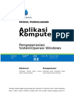  Pengopersaian Sistem Operasi Windows