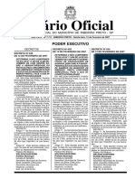 Diário Oficial: Poder Executivo