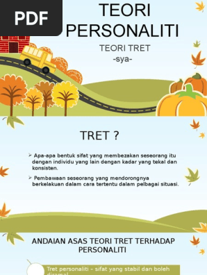 Teori Tret Personaliti Pdf