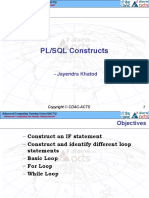 03 - PL SQL Constructs