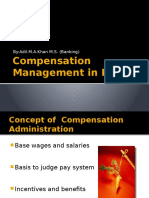 Compensation Management in Banks