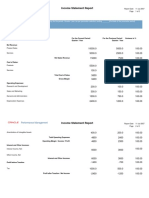 Income Statement Output