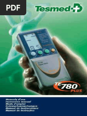 manuale tesmed te 780 plus