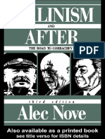 Alec Nove-Stalinism and After - The Road To Gorbachev (1988) PDF