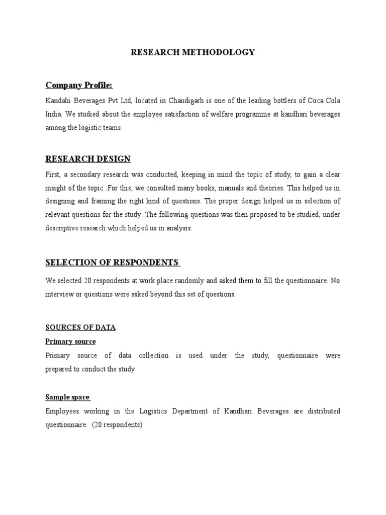 Research Methodology: Sources of Data Primary Source | PDF | Business ...