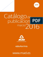 Lista Libros Publicados Editorial Mad