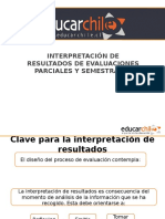 Interpretación de Resultados de Evaluaciones Parciales y Semestrales