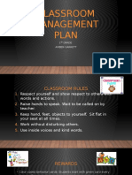 Classroom Management Plan: 1 Grade Amber Garrett