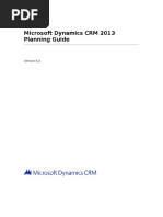 Microsoft Dynamics CRM 2013 System Requirements Document