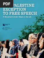 The Palestine Exception To Free Speech: A Movement Under Attack in The US